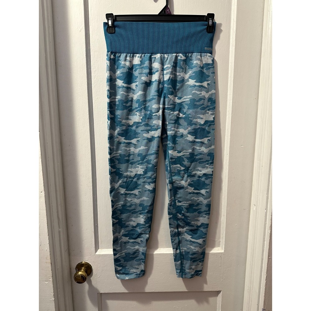 Reebok Blue Camo Leggings‎ in XL